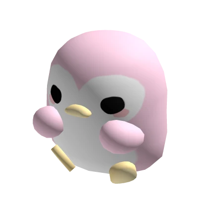 ♡ Cute Pink Jumbo Penguin (holdable)