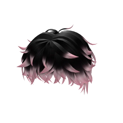 💯 Fluffy Messy Emo Boy Hair (Pink)