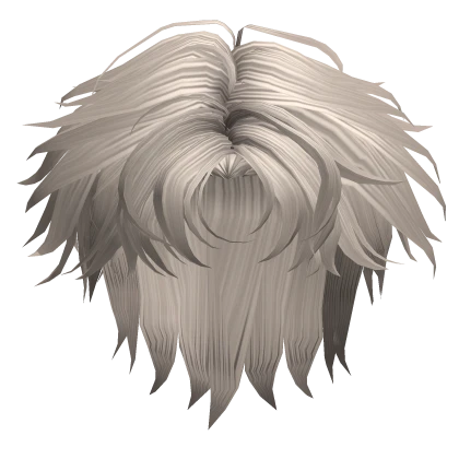 Anime Parted Hair in Ash