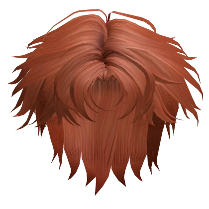 Anime Parted Hair in Ginger