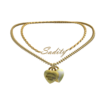 SG| Sadity Gold HeartTag Necklace