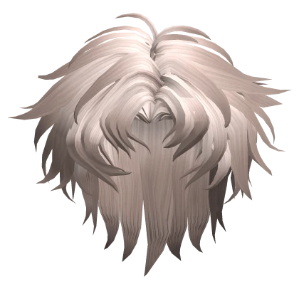 Spiky Anime Hair in Platinum Blonde