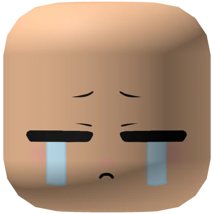 sad chibi crying face