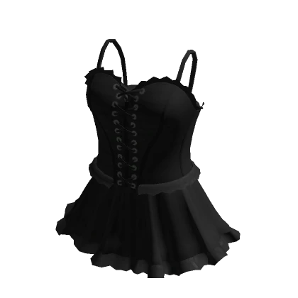 Black Fitted Party Dress