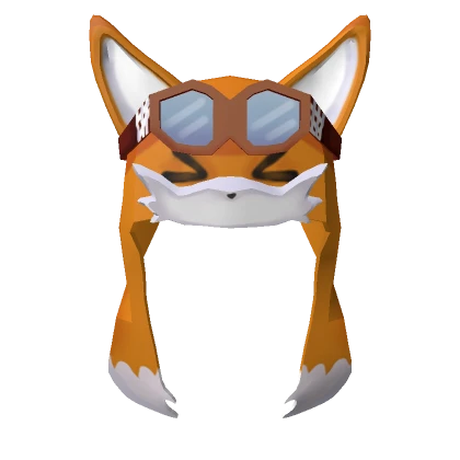 Cute Fox Ushanka Hat w Goggles