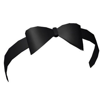 Headband Bow in Black