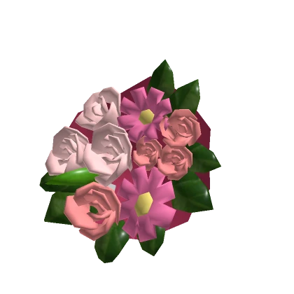 Handheld Pink Flowers (various shades)