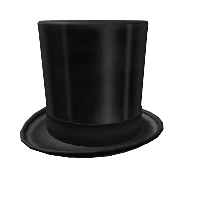 Shiny Black Top hat