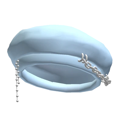 Baby Blue Chained Beret