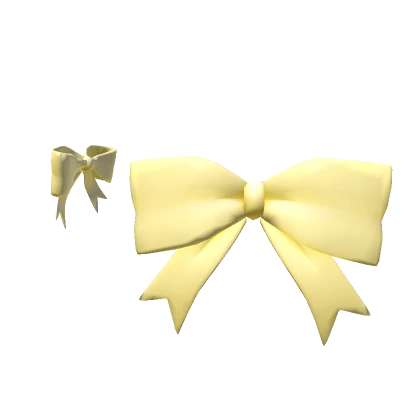 ♡ yellow bows