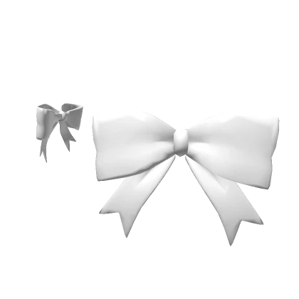 ♡ white bows