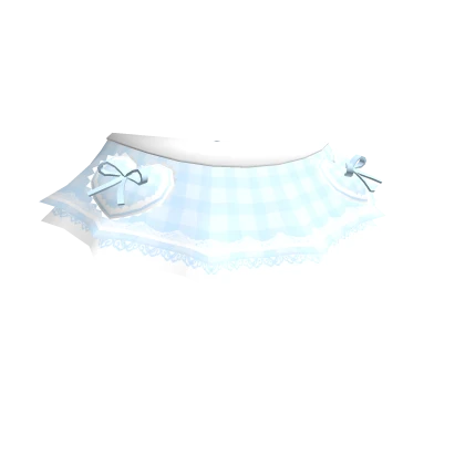 💕💟Chibi Doll - Valentine's Day light blue skirt