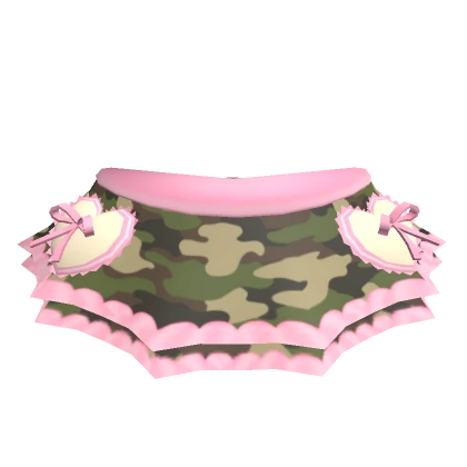 💕💟Chibi Doll - Valentine's Day Military skirt