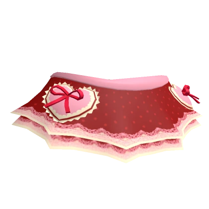 💕💟Chibi Doll - Valentine's Day Red skirt