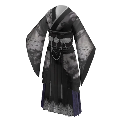 Black/White Kimono