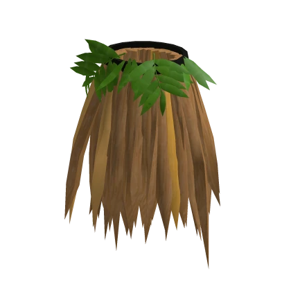 Straw Hawaiian Grass Skirt