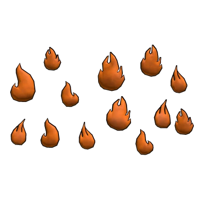 fire aura orange