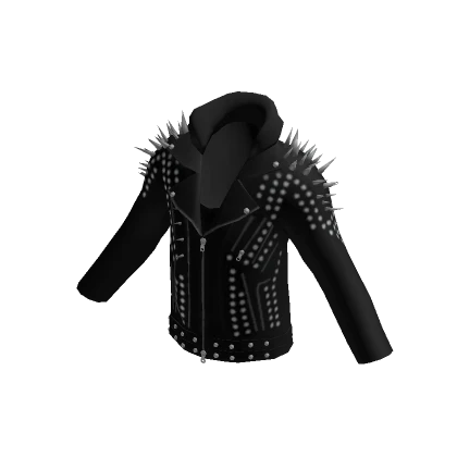 Black/Biker Spikey Jacket