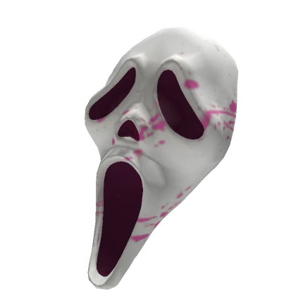 Pinky Bloody Screaming Ghost Mask [SIDE]