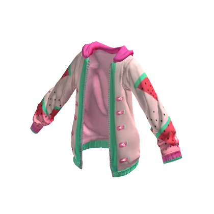 Bella's Oversized Pastel Watermelon Jacket