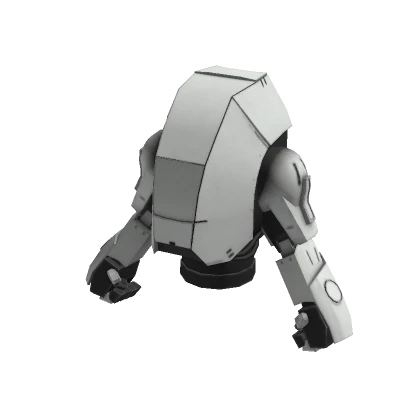 White Bulky Mech Torso (Angular Fender)