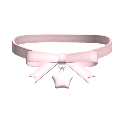 ♡ 3.0 kawaii star choker (pink)