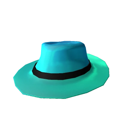 Luxury Light Blue Fedora