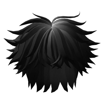Gojo Messy Fluffy Hair Black to White