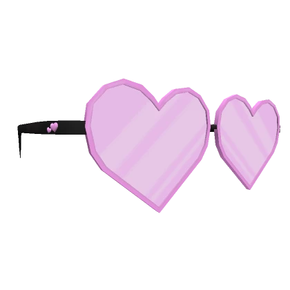 Pink Heart Glasses