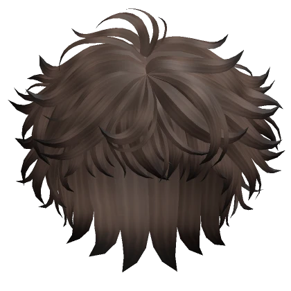 Stylish Fluffy Anime Hair in Brown