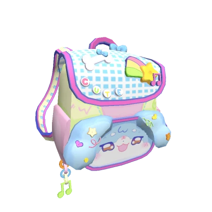 Kawaii Harmony Melody Charm Backpack