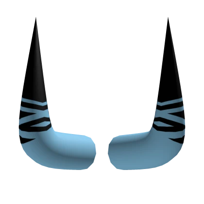 Big Blue Oni Horns