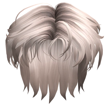 Stylish Medium Length Hair in Platinum Blonde