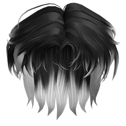 Stylish Medium Length Hair in Black&White