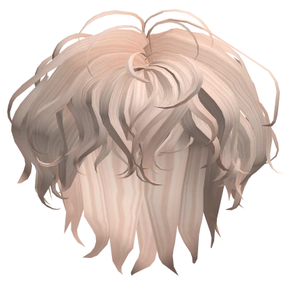 Curly Anime Hair in Blonde