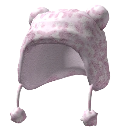 Pinked-Out Leopard Hat