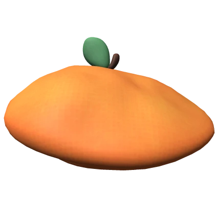 orange citrus beret