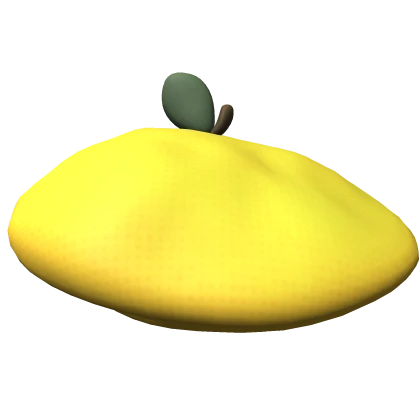 lemon citrus beret