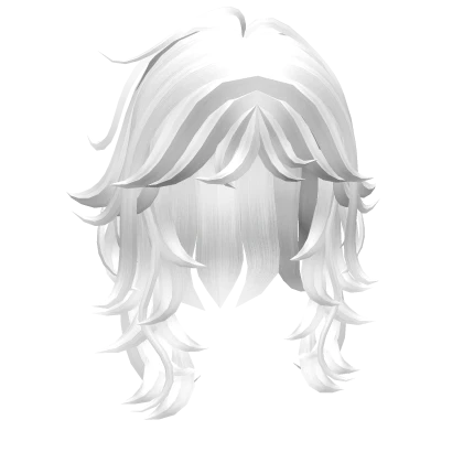 🩷 Grunge Wolf Haircut White