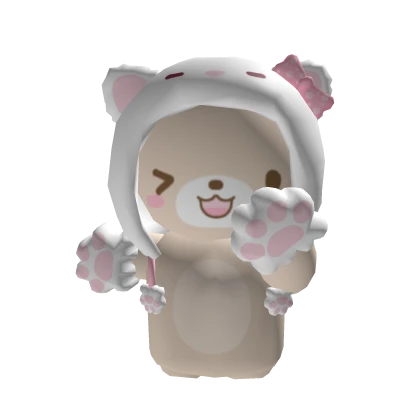 cutesy kawaii cat bear backpack