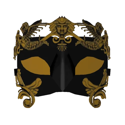 Golden Carnival Mask