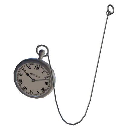 Silver Railroad Pocket Watch (Right)