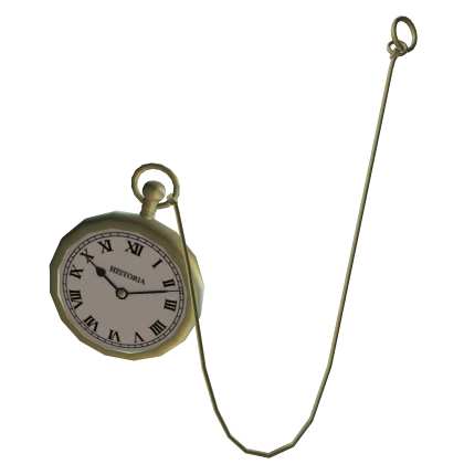 Gold Railroad Pocket Watch (Right)