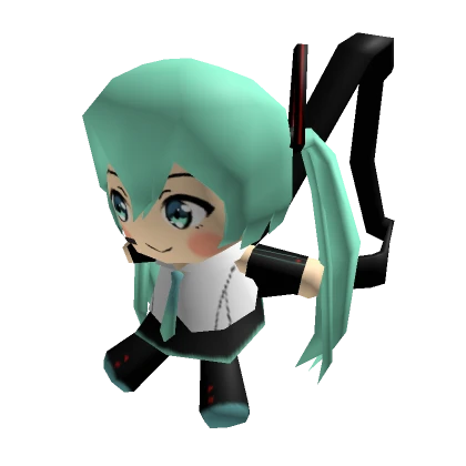 [1.0] Miku Vocaloid Plushie Backpack