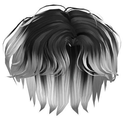 Parted Stylish Hair in Black&White