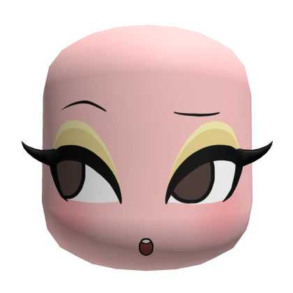 🎈WHAT - Head Girl With eyelashes skin tone 