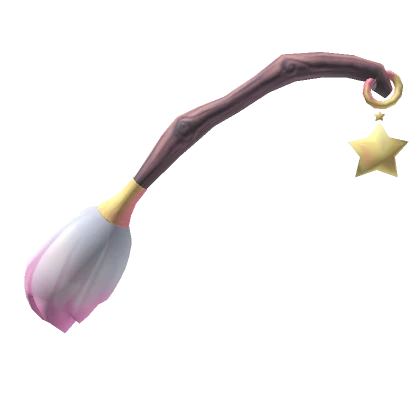 Star Witch Broom Cotton Candy