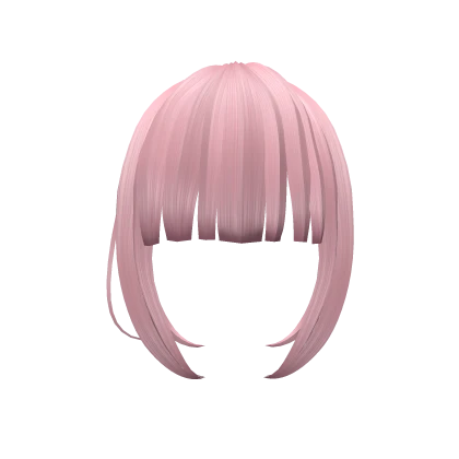 Cute Hime Style Bangs - Pink