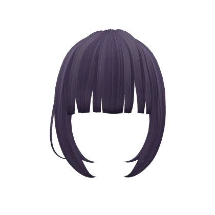 Cute Hime Style Bangs - Purple