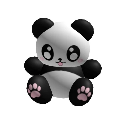 ♡ panda plushie (holdable)